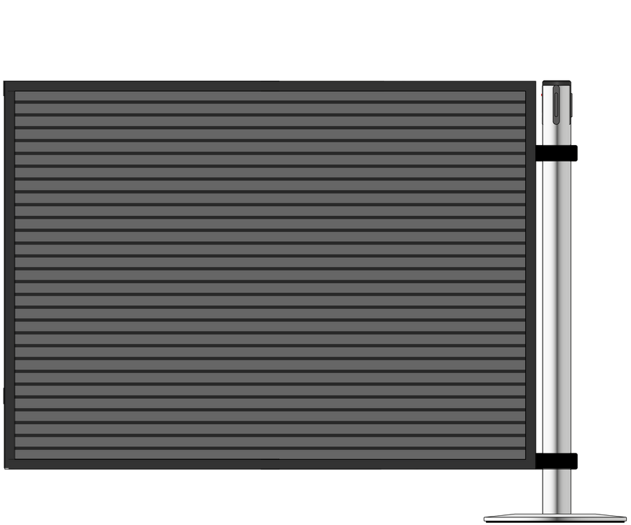 Merchandizing Panel For Webbing Post