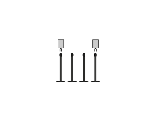 Slimline Stainless Steel 4 Posts Bundle